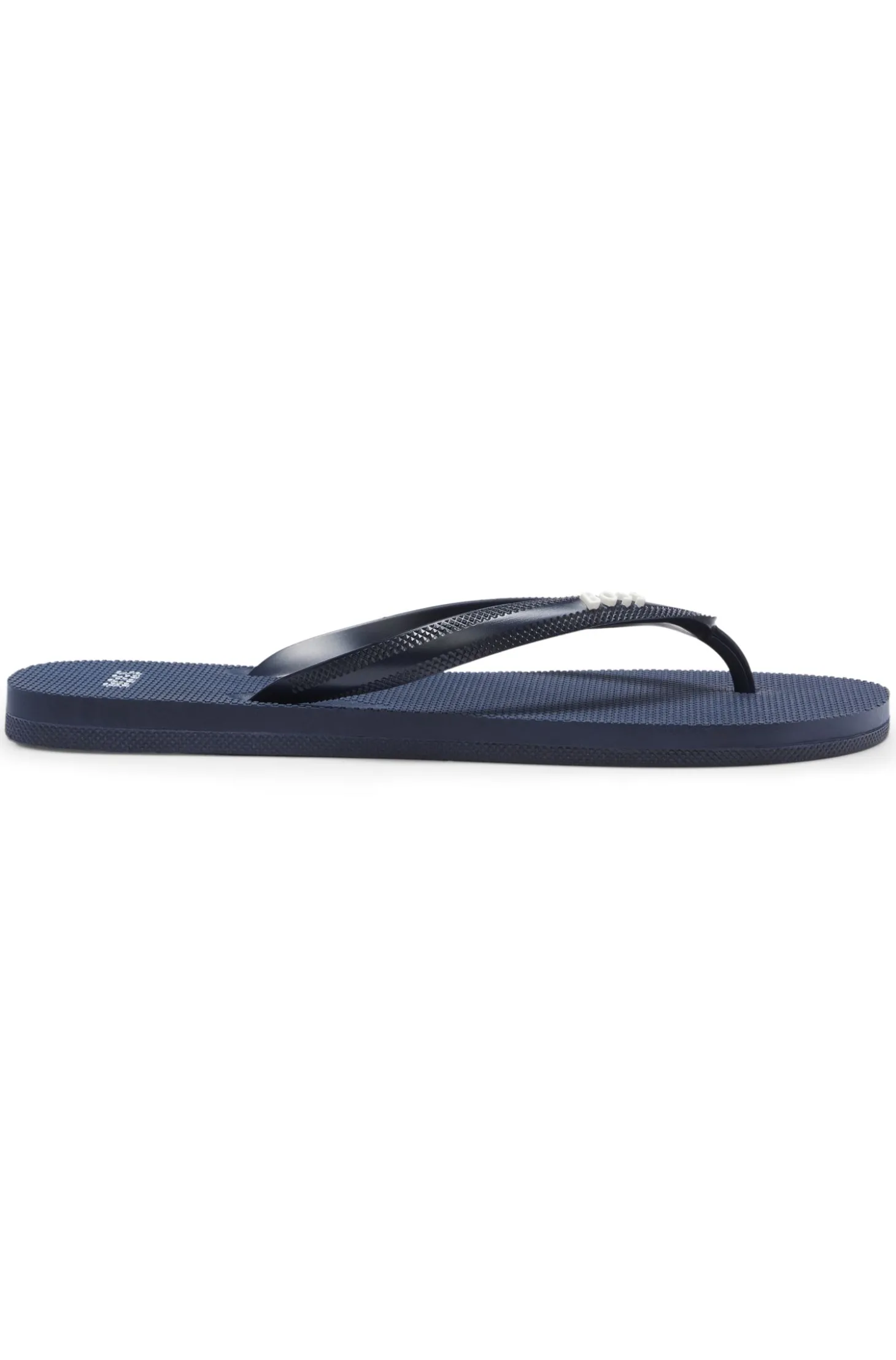 In Italien gefertigte Flip-Flops mit kontrastfarbenem Logo-Detail