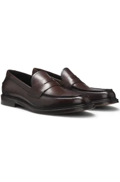 In Italien gefertigter Loafer aus weichem Leder