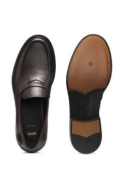 In Italien gefertigter Loafer aus weichem Leder