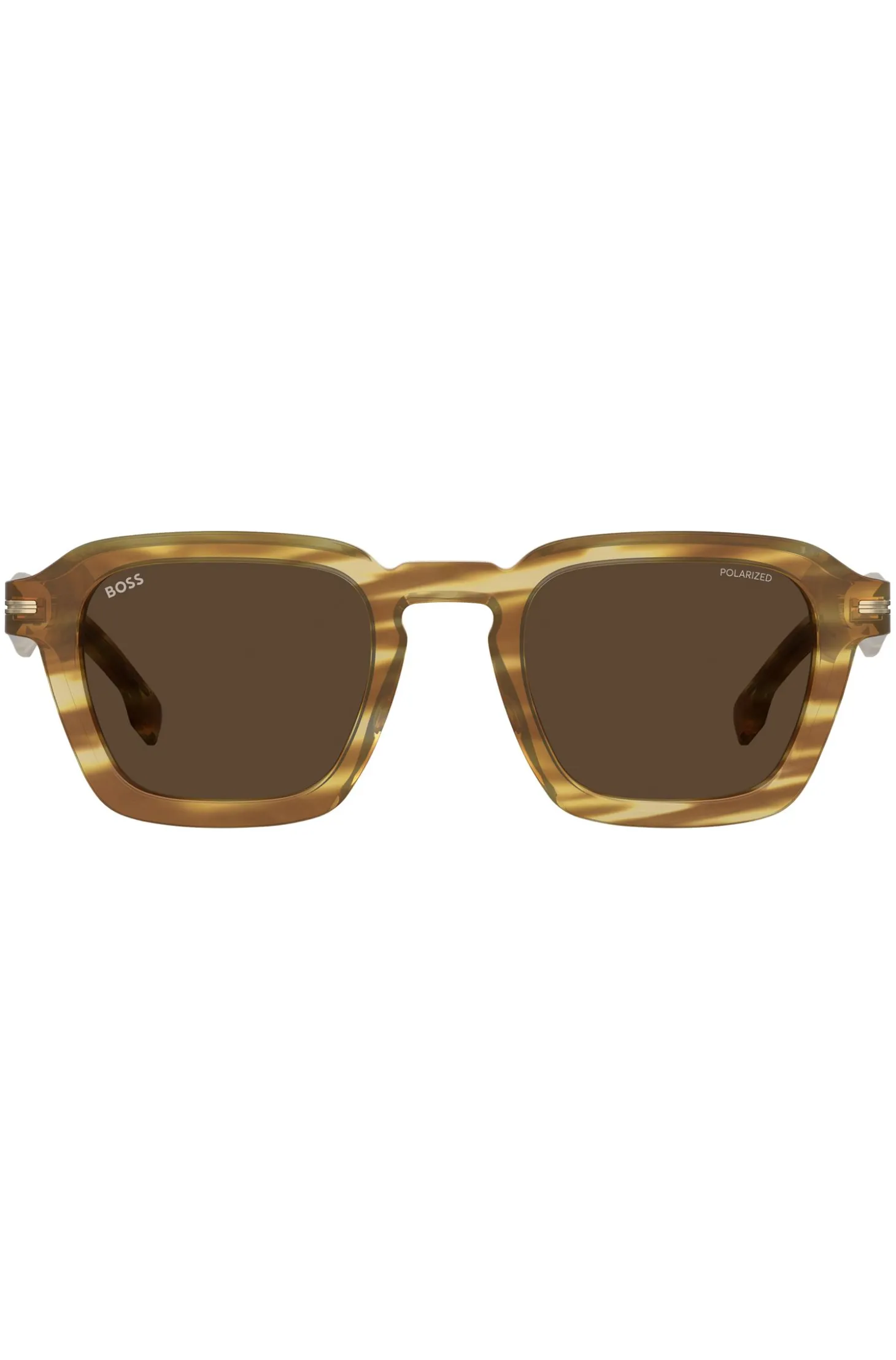 In Italien gefertigte Sonnenbrille aus gemustertem Acetat in limitierter Edition