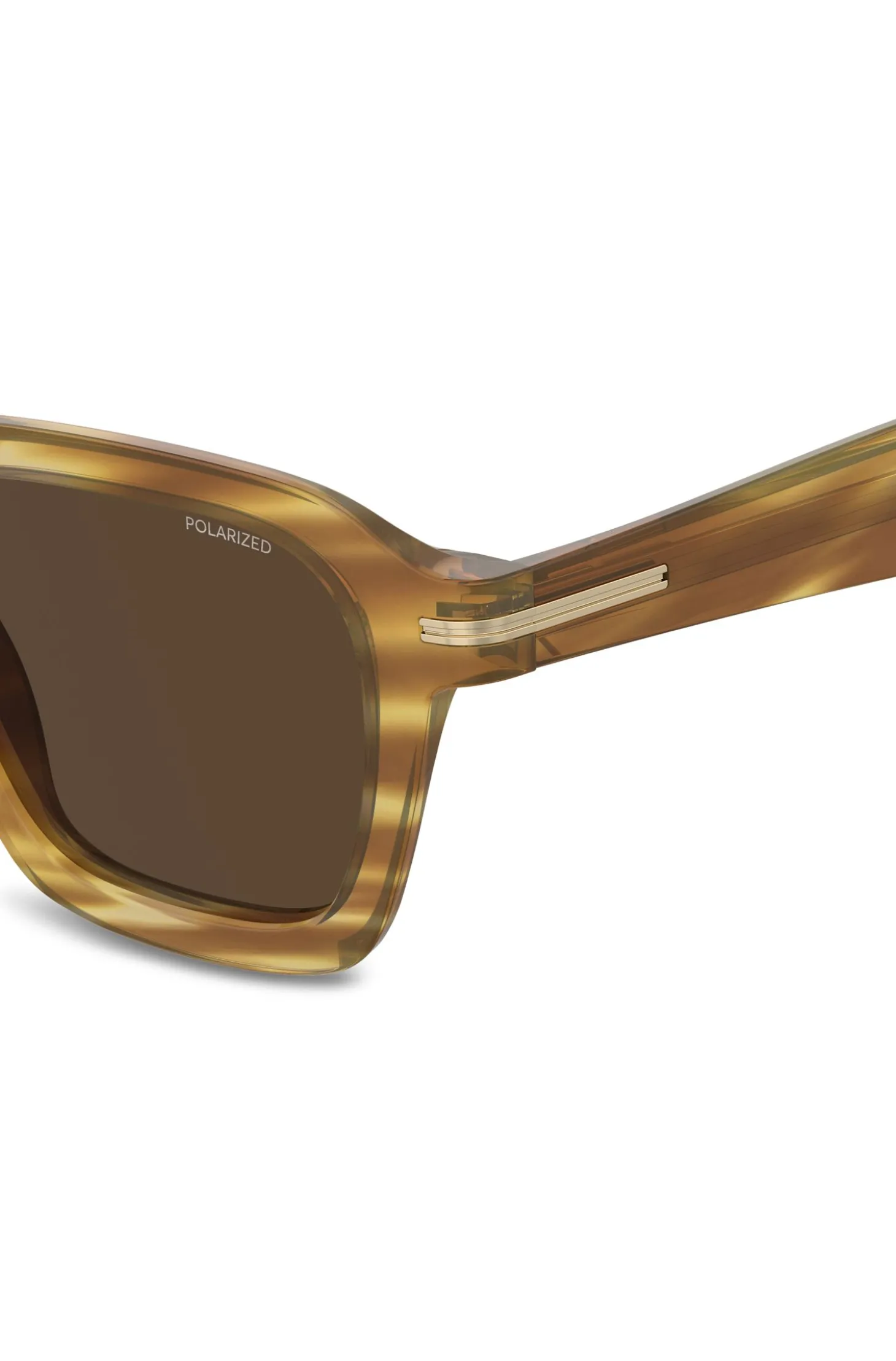 In Italien gefertigte Sonnenbrille aus gemustertem Acetat in limitierter Edition