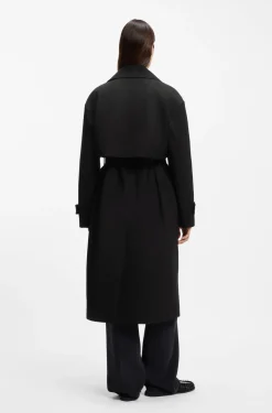 2-in-1-Trenchcoat aus elastischer Baumwolle