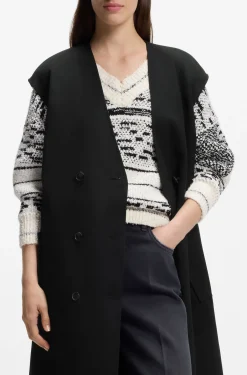 2-in-1-Trenchcoat aus elastischer Baumwolle