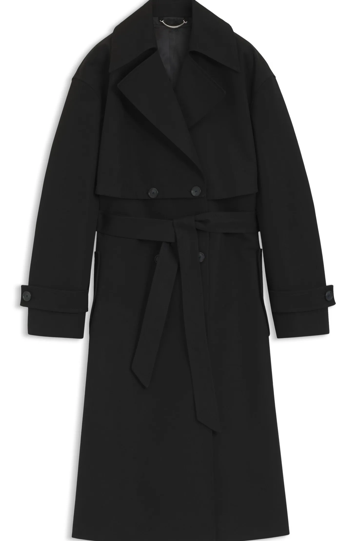 2-in-1-Trenchcoat aus elastischer Baumwolle