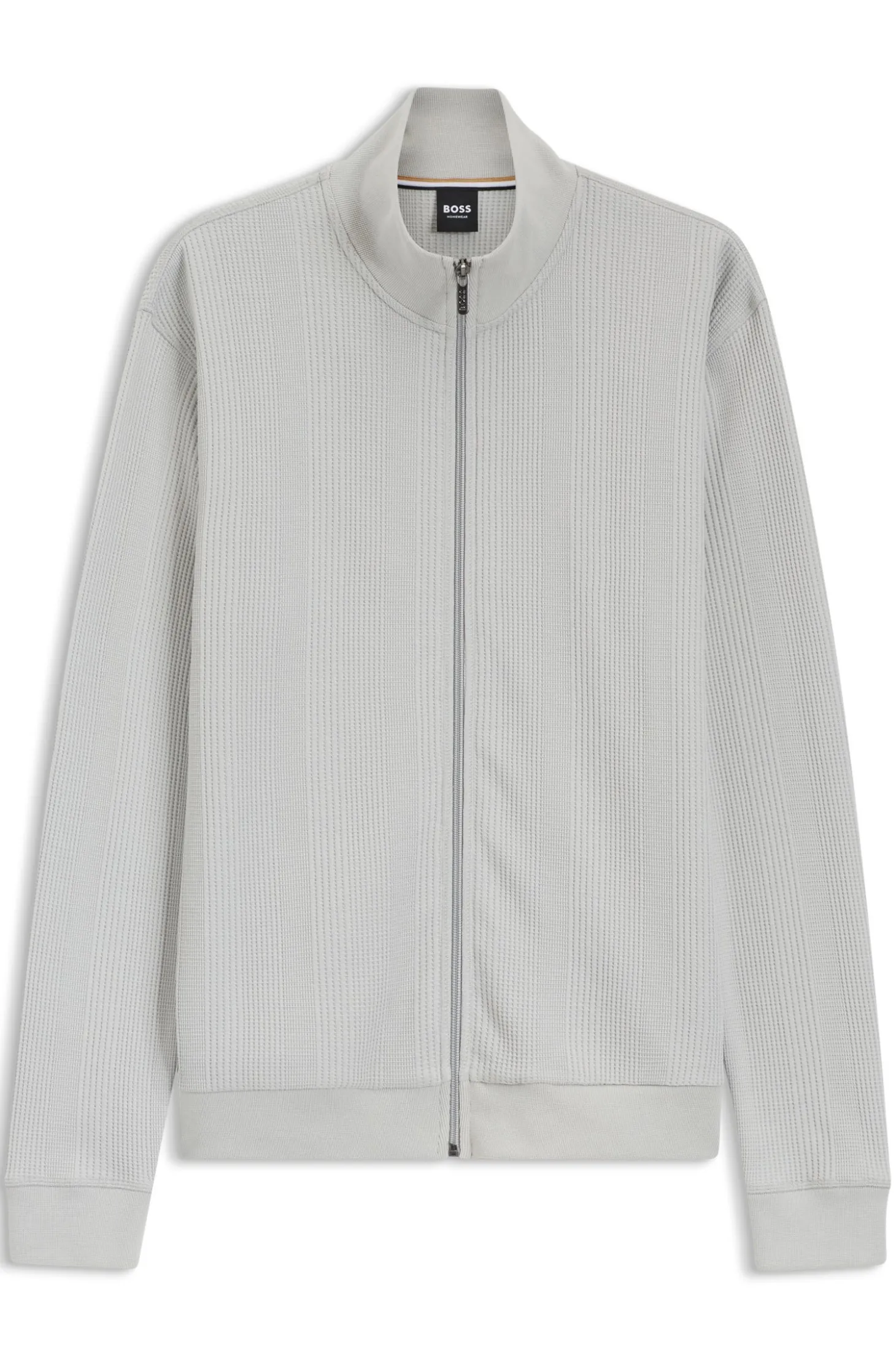 Jacke aus Baumwoll-Mix mit Waffelstruktur