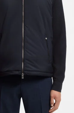 Jacke aus temperaturausgleichendem Performance-Gewebe mit Reißverschluss