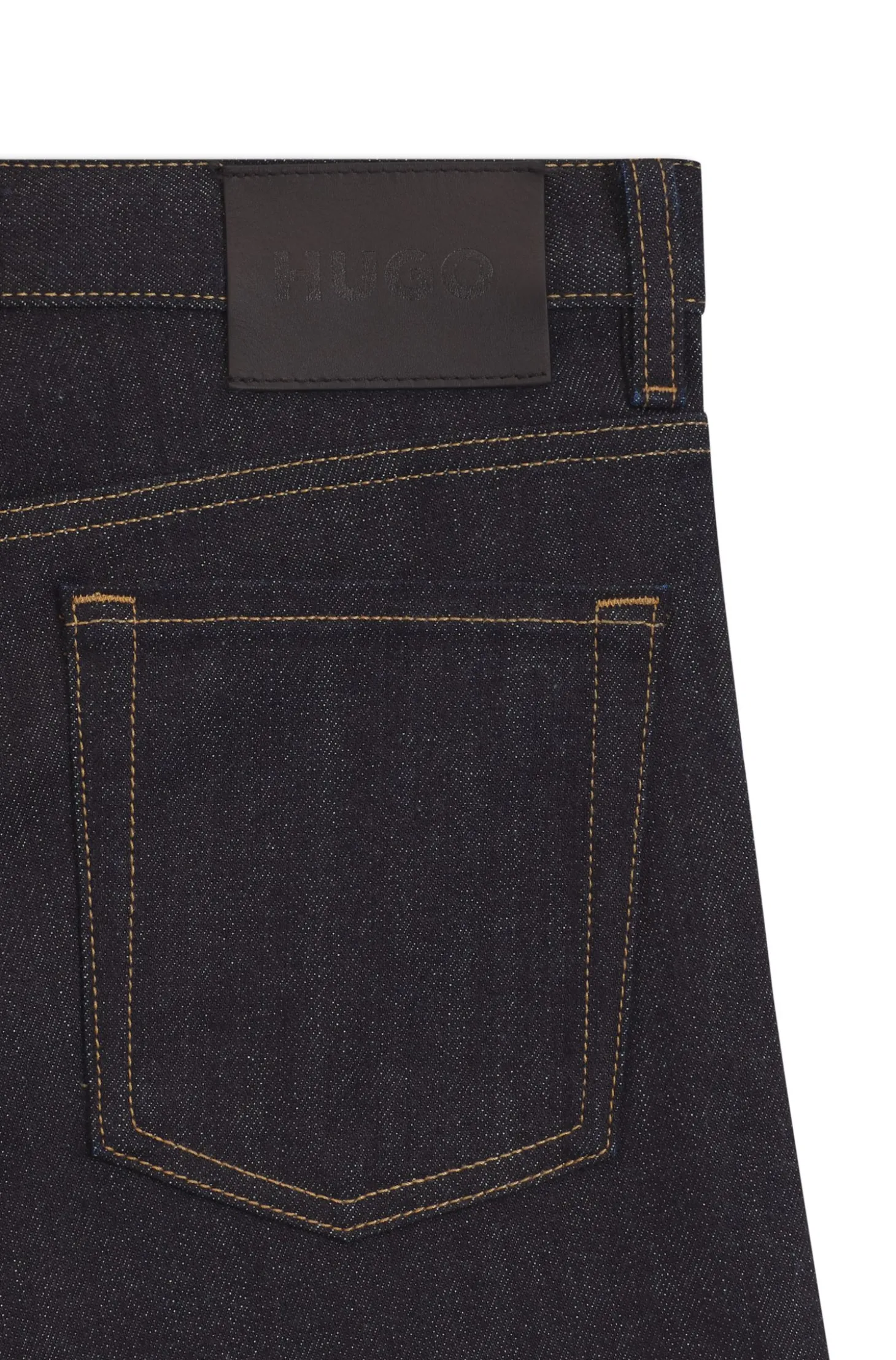Jeans aus japanischem Selvedge-Denim mit weitem Beinverlauf
