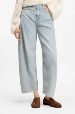Jeans mit relaxtem Schnitt und Ballon-Bein