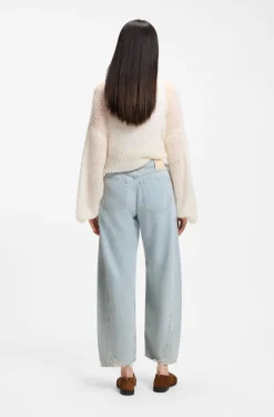 Jeans mit relaxtem Schnitt und Ballon-Bein