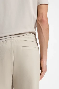 Jogginghose aus Baumwolle mit Elasthan-Anteil und Beinbündchen