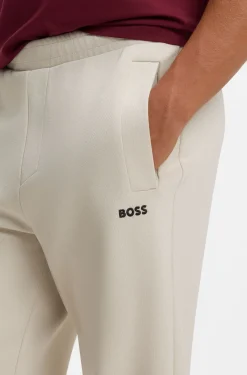 Jogginghose aus Baumwoll-Mix mit Logo-Stickerei