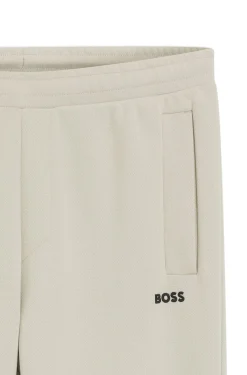 Jogginghose aus Baumwoll-Mix mit Logo-Stickerei