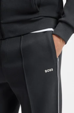 Jogginghose aus Baumwoll-Mix mit Paspeln