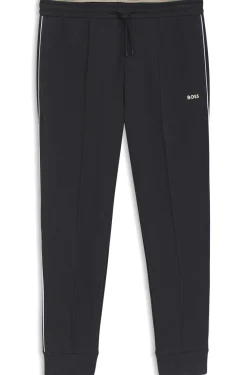 Jogginghose aus Baumwoll-Mix mit Paspeln