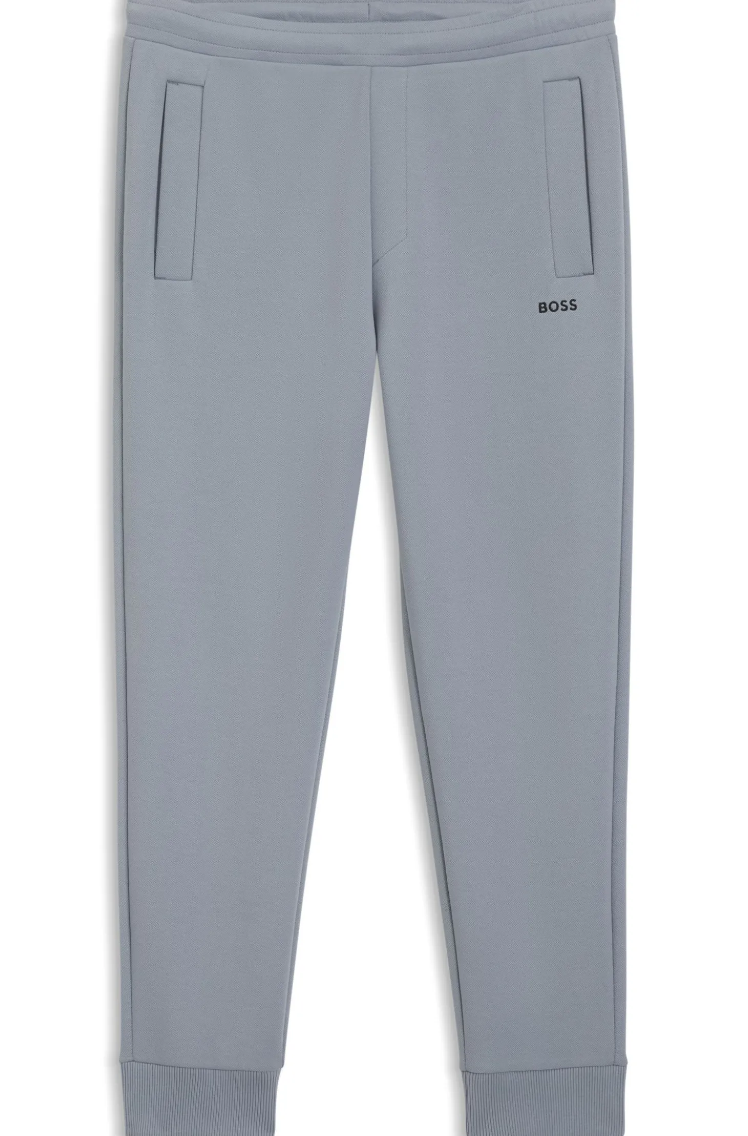 Jogginghose aus Baumwoll-Mix mit Logo-Stickerei