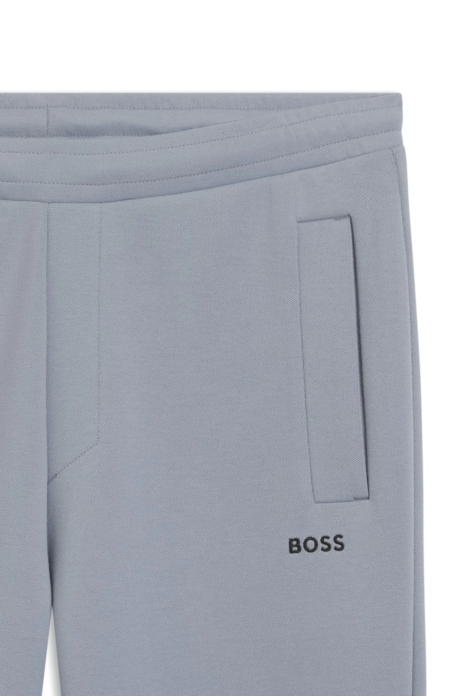 Jogginghose aus Baumwoll-Mix mit Logo-Stickerei
