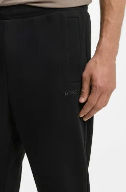 Jogginghose aus Baumwoll-Mix mit Logo-Stickerei