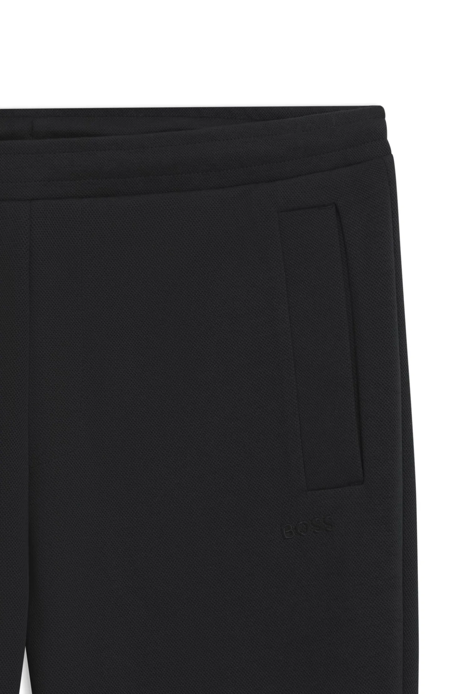 Jogginghose aus Baumwoll-Mix mit Logo-Stickerei