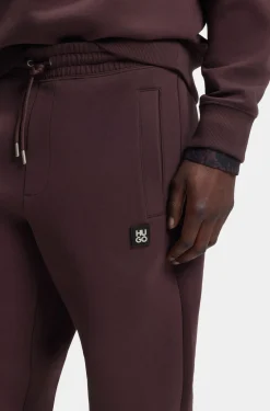 Jogginghose aus Baumwoll-Mix mit Stack-Logo