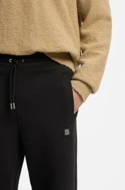 Jogginghose aus Baumwoll-Mix mit Stack-Logo