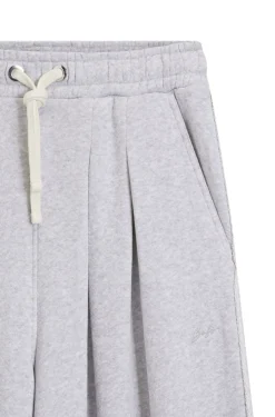 Jogginghose aus Baumwoll-Mix mit weitem Beinverlauf