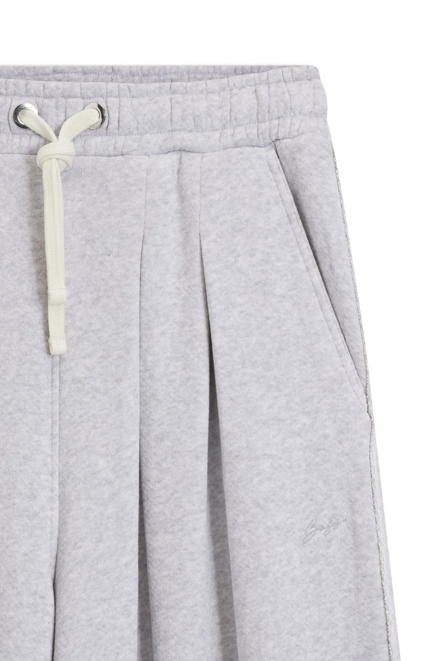 Jogginghose aus Baumwoll-Mix mit weitem Beinverlauf