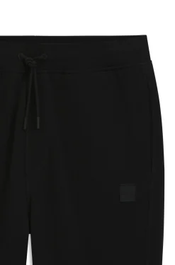 Jogginghose aus Baumwoll-Terry mit Logo-Aufnäher