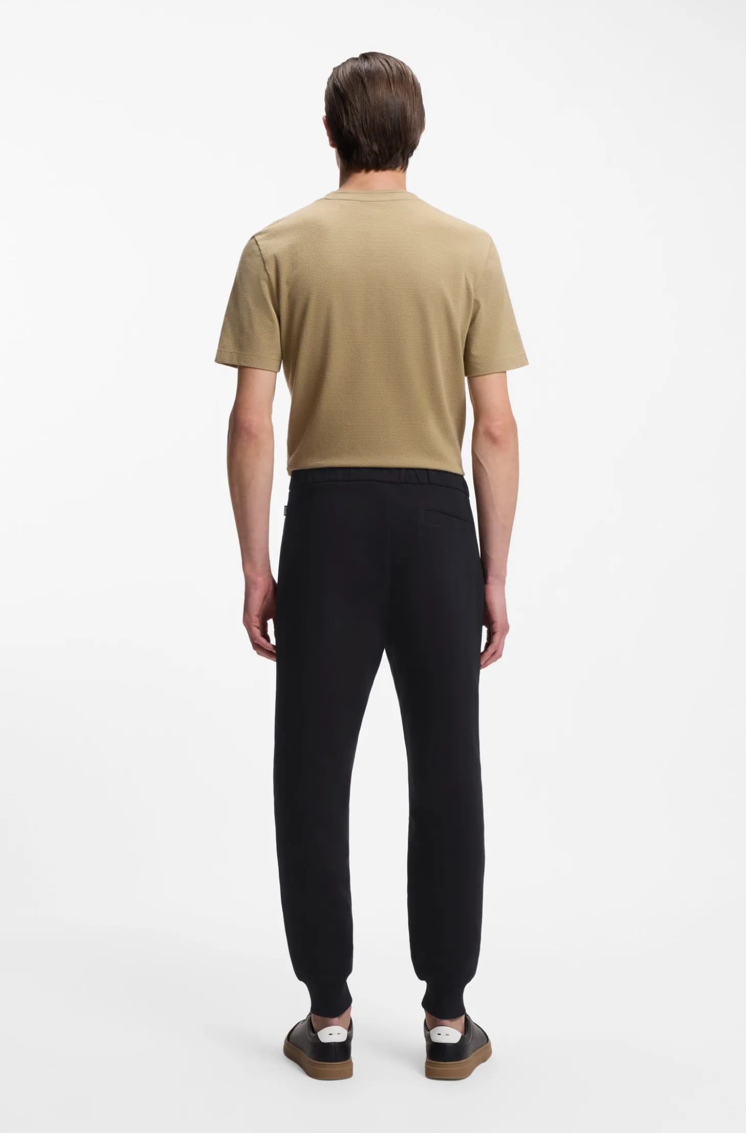 Jogginghose aus Baumwoll-Terry mit Signature-Streifen