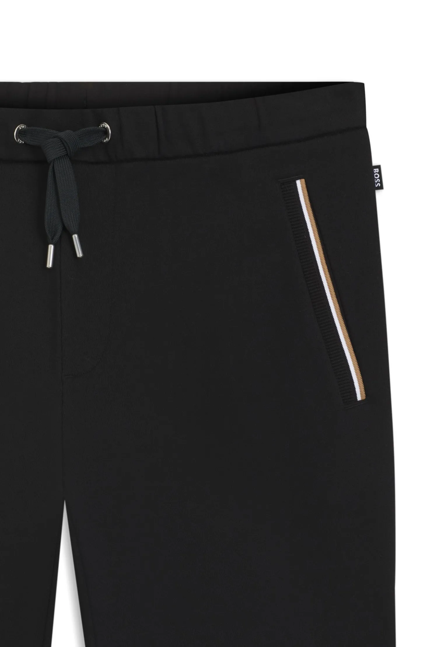 Jogginghose aus Baumwoll-Terry mit Signature-Streifen
