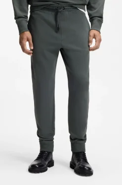Jogginghose aus Baumwoll-Terry mit Logo-Detail