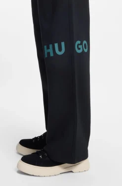 Jogginghose aus Baumwoll-Terry mit Logo-Print