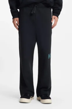 Jogginghose aus Baumwoll-Terry mit Logo-Print