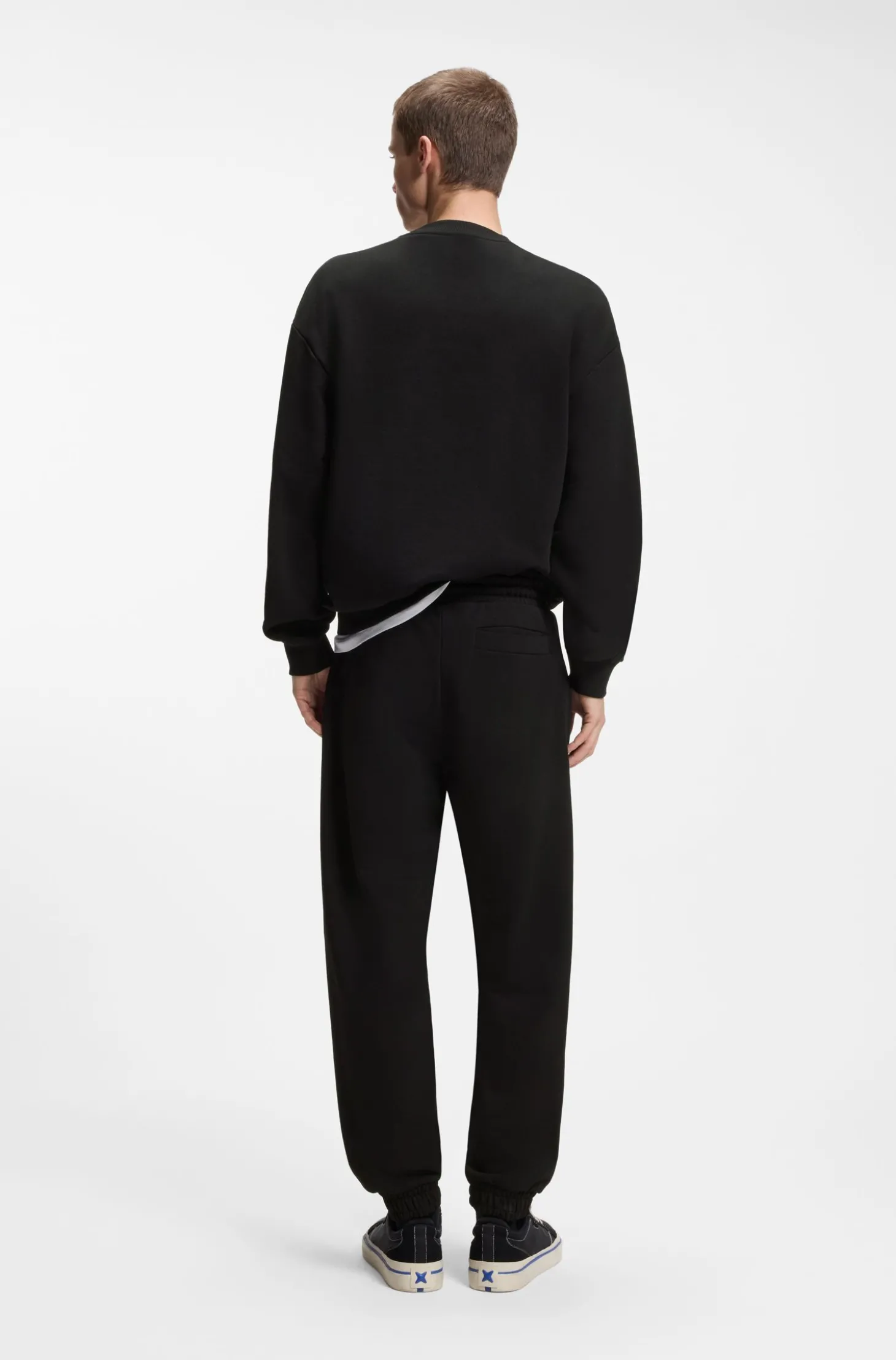 Jogginghose aus Baumwoll-Terry mit Gradient-Logo