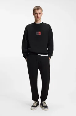 Jogginghose aus Baumwoll-Terry mit Gradient-Logo
