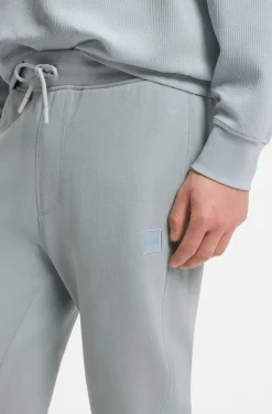 Jogginghose aus Baumwoll-Terry mit Logo-Aufnäher