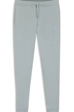 Jogginghose aus Baumwoll-Terry mit Logo-Aufnäher