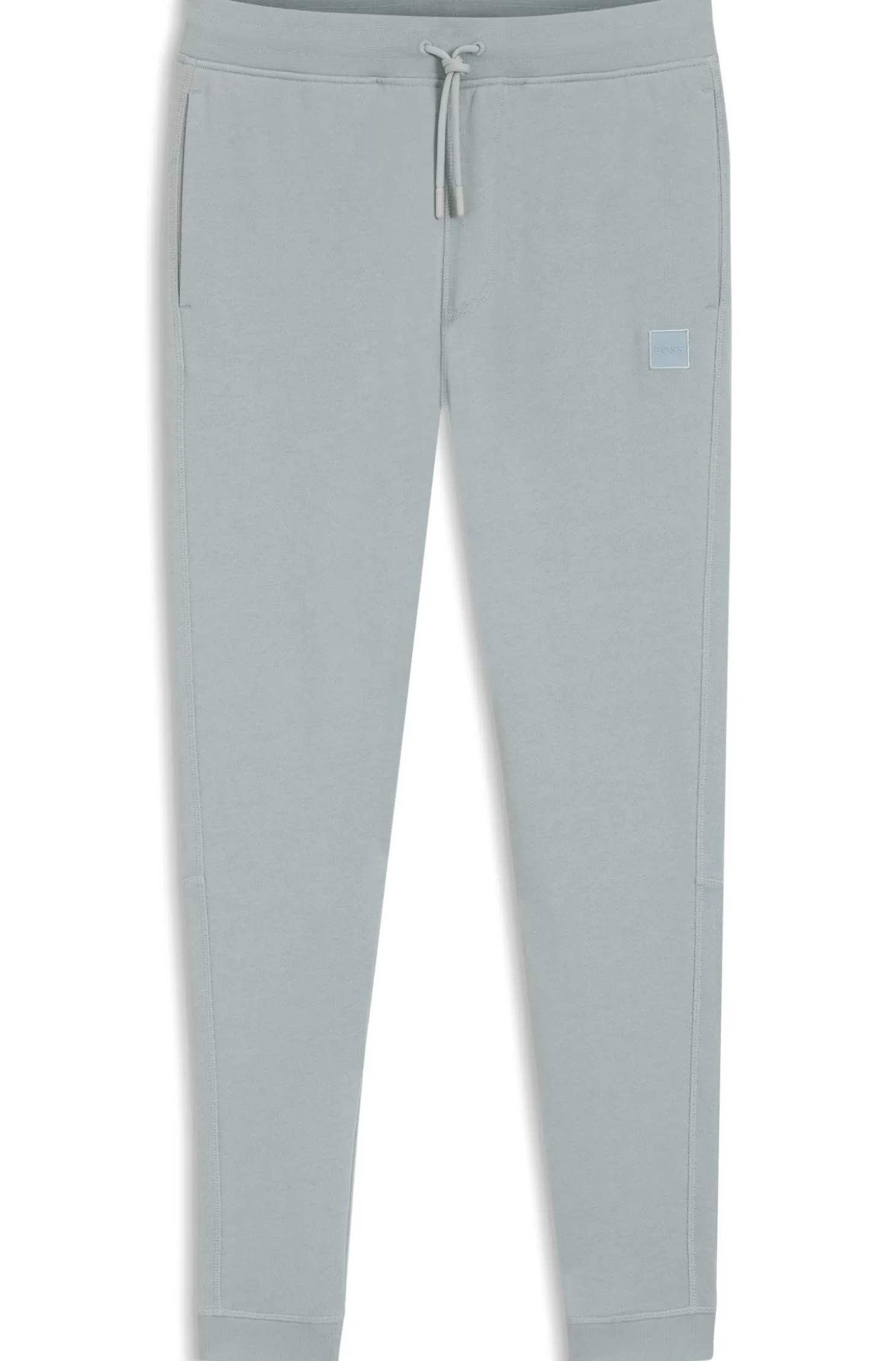 Jogginghose aus Baumwoll-Terry mit Logo-Aufnäher