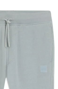Jogginghose aus Baumwoll-Terry mit Logo-Aufnäher