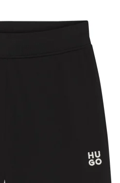 Jogginghose aus Baumwoll-Terry mit Logo-Stickerei