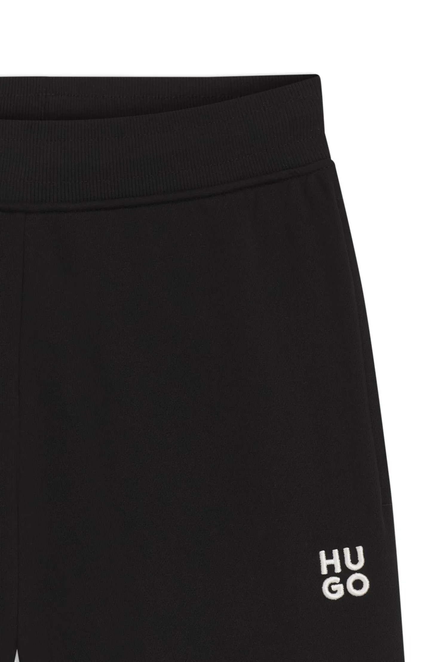 Jogginghose aus Baumwoll-Terry mit Logo-Stickerei