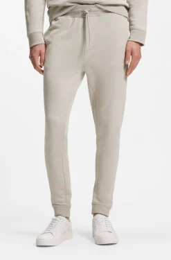 Jogginghose aus Baumwoll-Terry mit Logo-Aufnäher