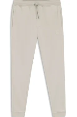 Jogginghose aus Baumwoll-Terry mit Logo-Aufnäher