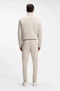 Jogginghose aus Baumwoll-Terry mit Logo-Aufnäher
