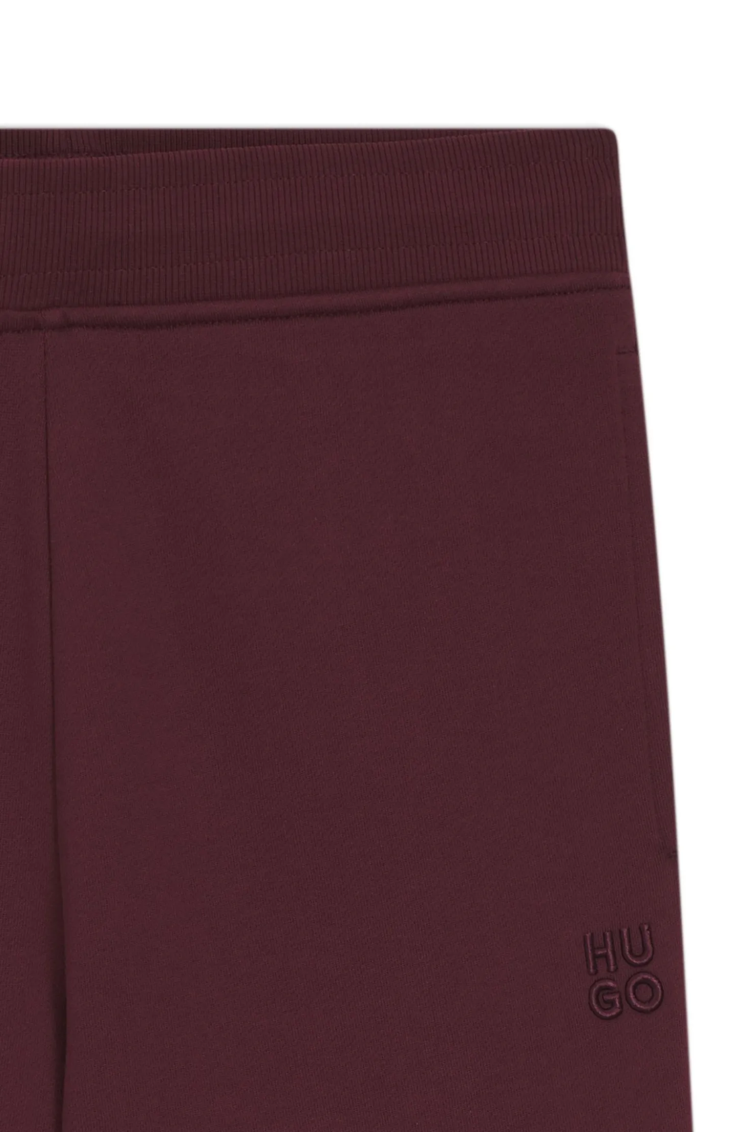 Jogginghose aus Baumwoll-Terry mit Logo-Stickerei