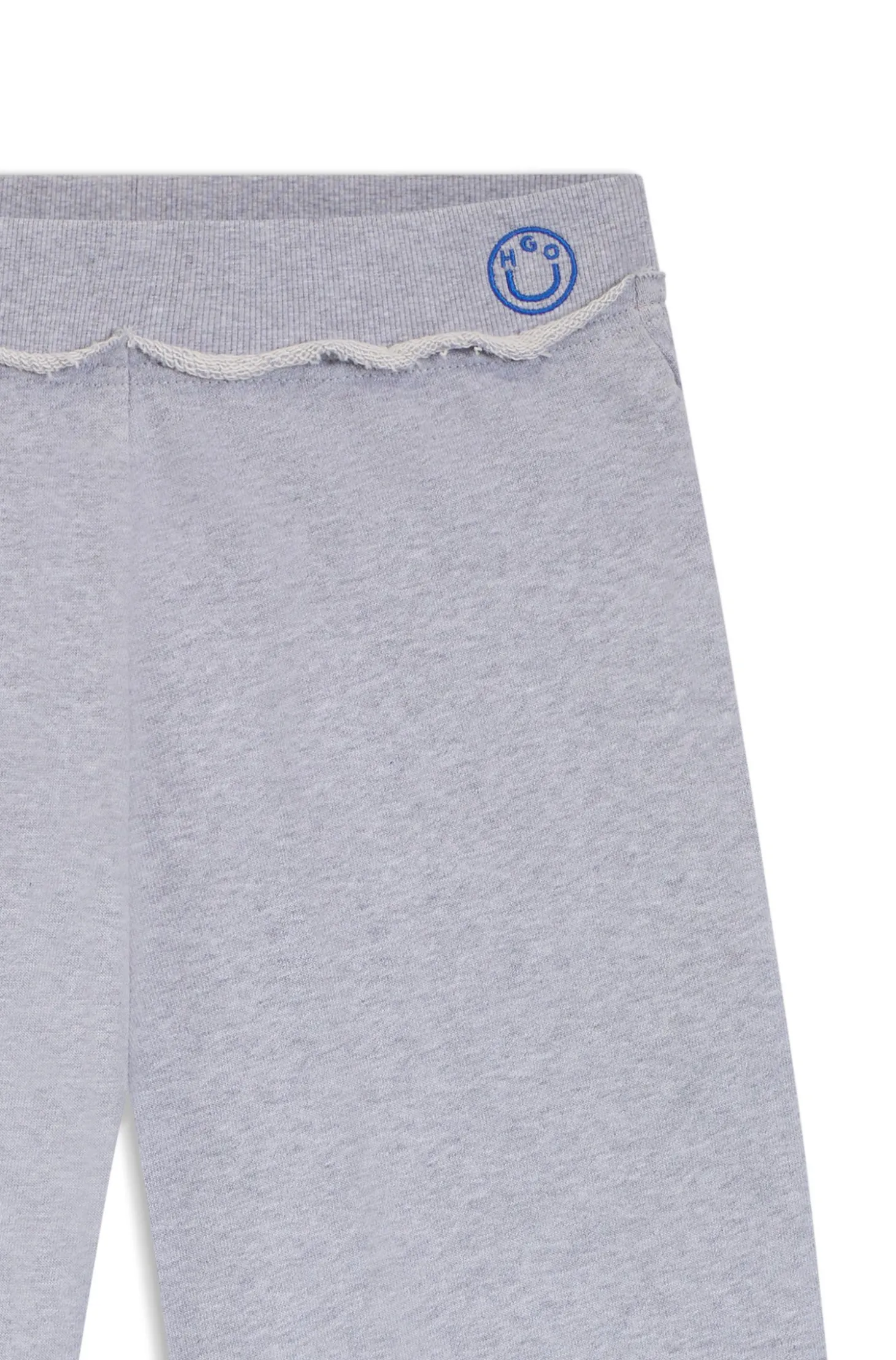 Jogginghose aus Baumwoll-Terry mit Logo-Bund