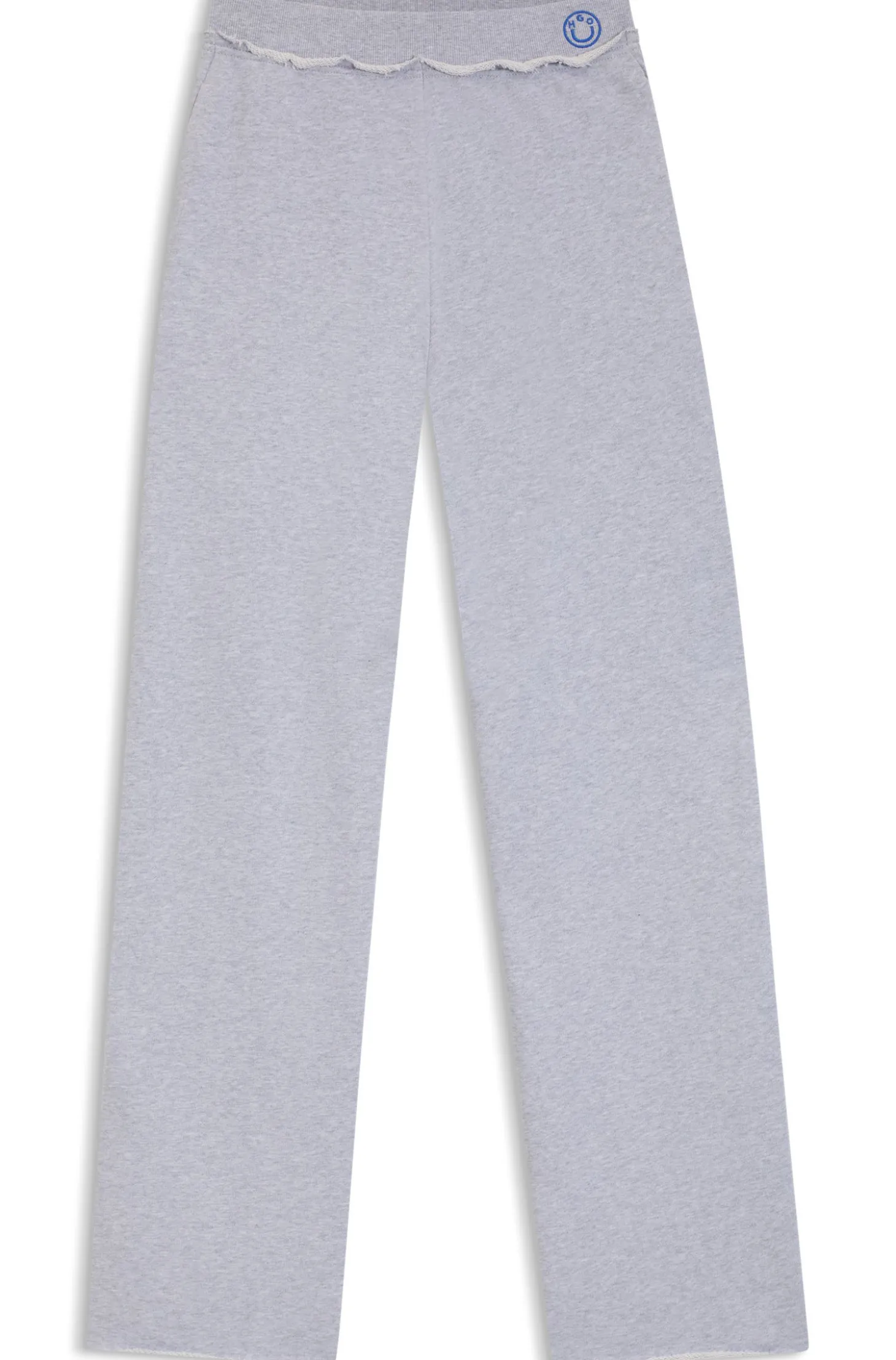 Jogginghose aus Baumwoll-Terry mit Logo-Bund