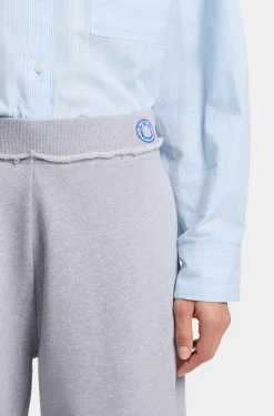 Jogginghose aus Baumwoll-Terry mit Logo-Bund