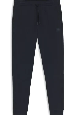 Jogginghose aus Baumwoll-Terry mit Logo-Aufnäher