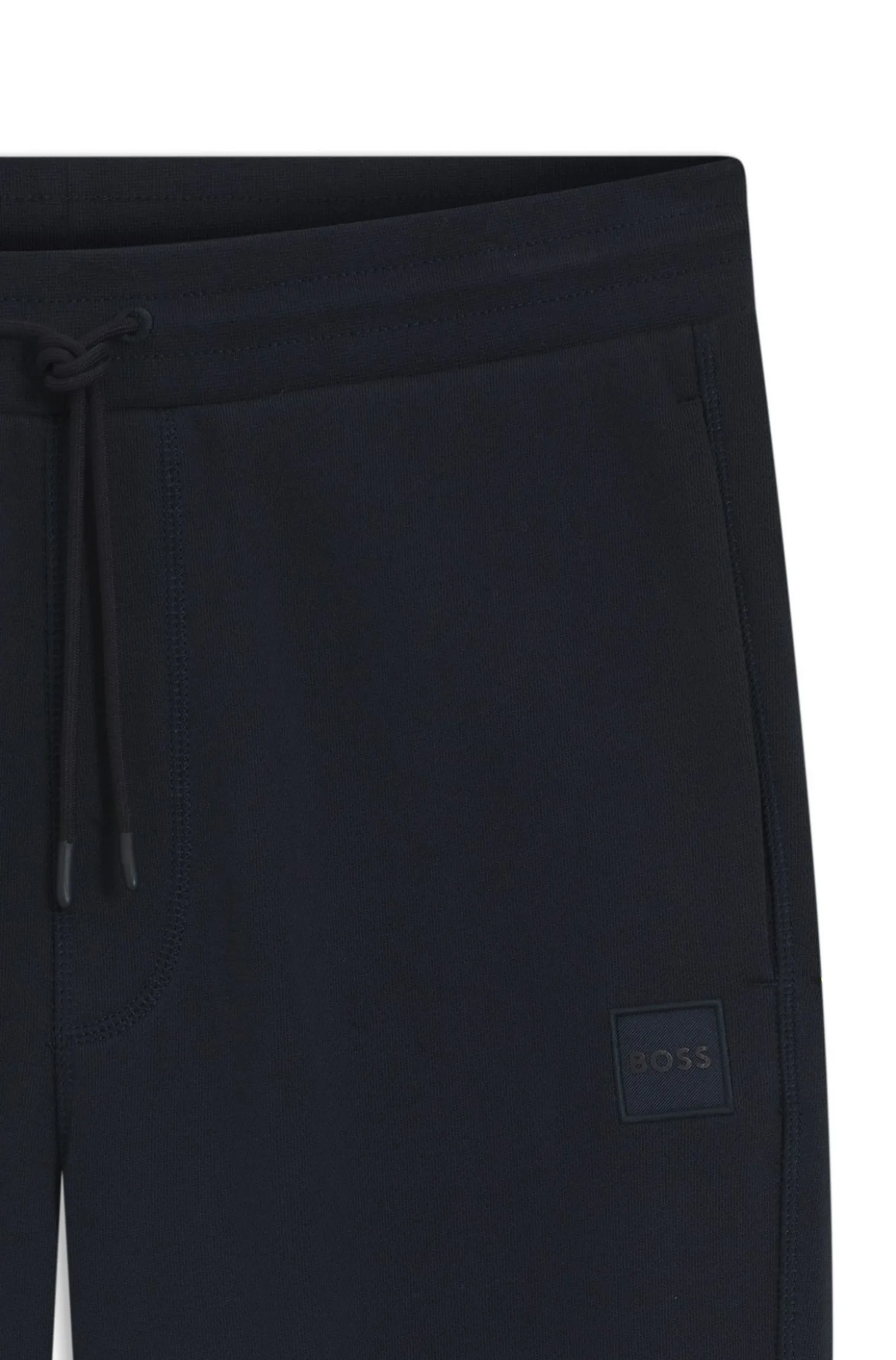 Jogginghose aus Baumwoll-Terry mit Logo-Aufnäher