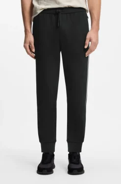 Jogginghose aus Dreiecks-Jacquard mit gummiertem Logo